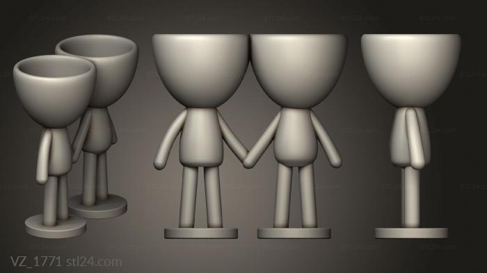Vases (vasos vaso, VZ_1771) 3D models for cnc
