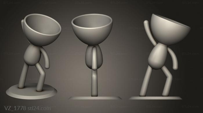 Vases (VZ_1778) 3D models for cnc