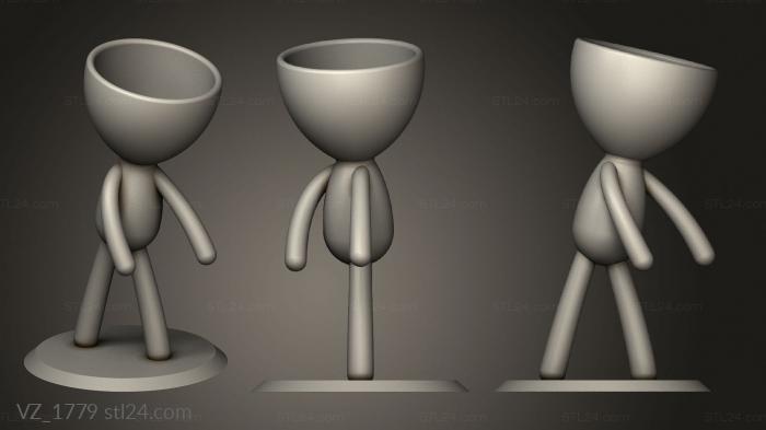 Vases (VZ_1779) 3D models for cnc