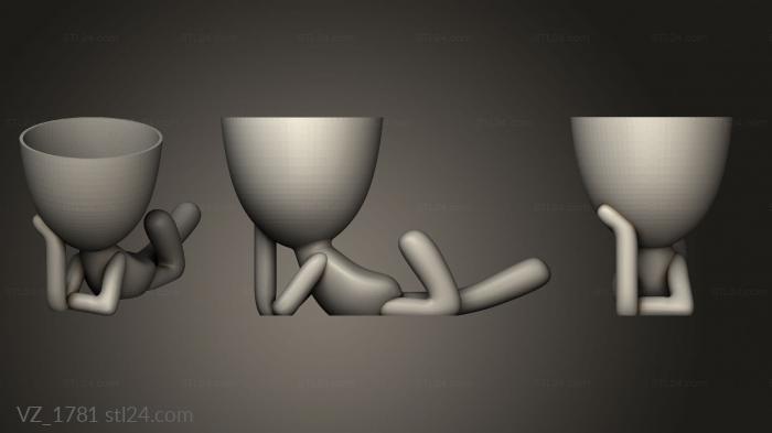 Vases (VZ_1781) 3D models for cnc