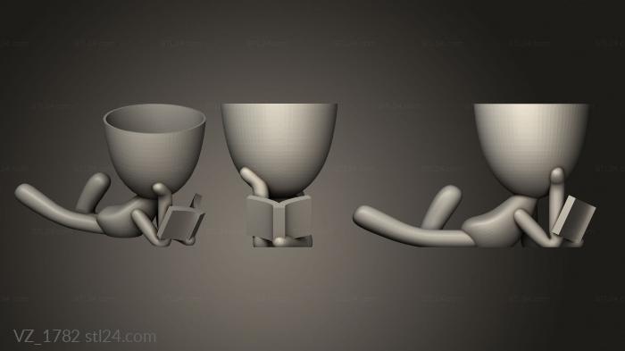 Vases (VZ_1782) 3D models for cnc