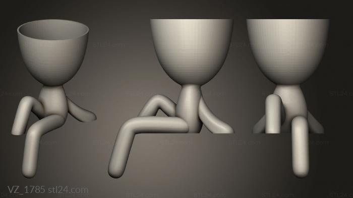 Vases (VZ_1785) 3D models for cnc