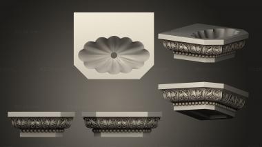 Vases (Shell with perimeter ornament version 2, VZ_1806) 3D models for cnc