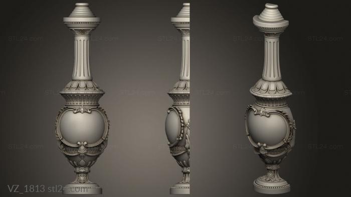 Vases (Vazakuvshin, VZ_1813) 3D models for cnc