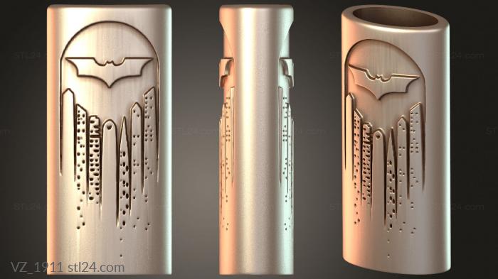Корпус Bic и зажигалка из бронзы