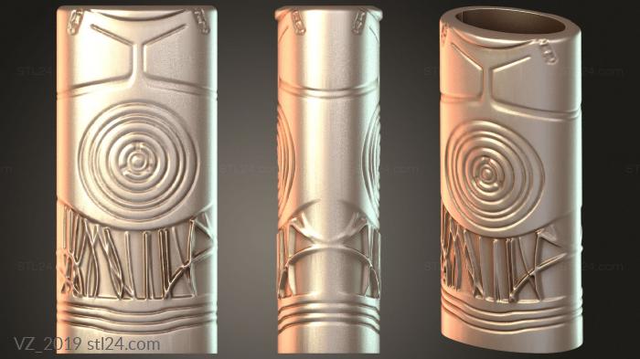 Кейс Bic и зажигалка Starwars C3PO