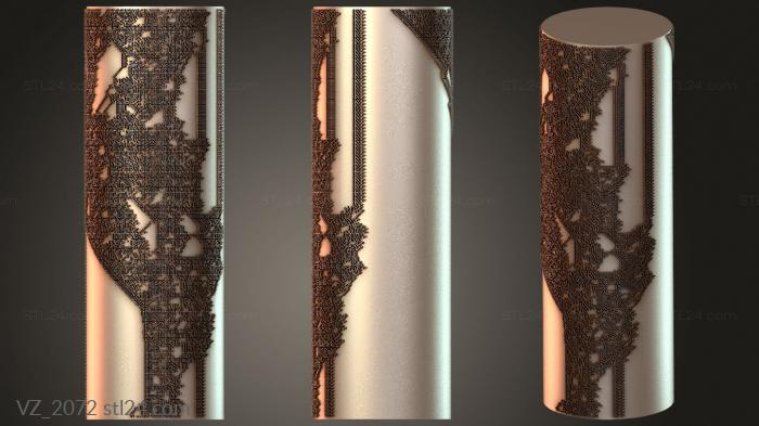 Вазы (Колонна ионическая, VZ_2072) 3D модель для ЧПУ станка