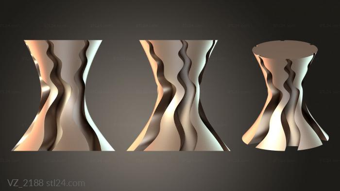 Вазы (Лампа Парабул, VZ_2188) 3D модель для ЧПУ станка