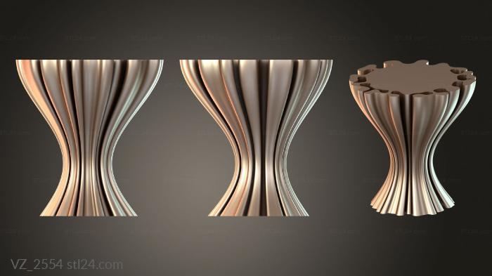 Vases (VZ_2554) 3D models for cnc