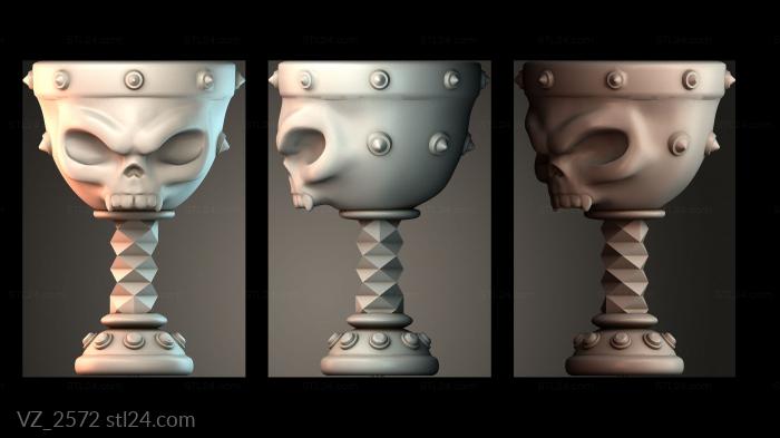 Вазы (VZ_2572) 3D модель для ЧПУ станка