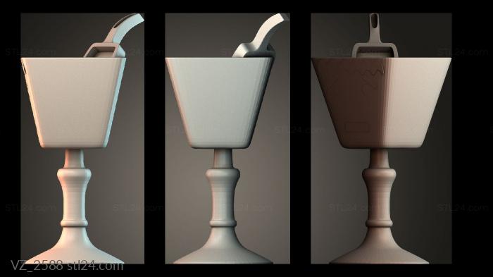 Вазы (VZ_2588) 3D модель для ЧПУ станка