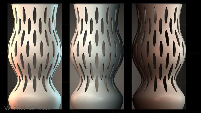 Вазы (VZ_2611) 3D модель для ЧПУ станка