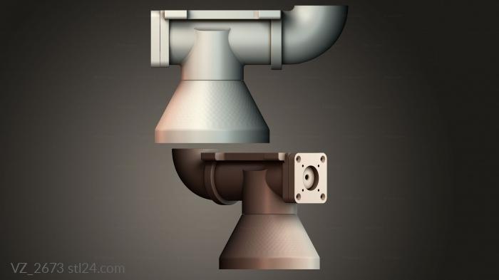 Вазы (VZ_2673) 3D модель для ЧПУ станка