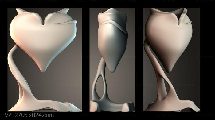 Вазы (VZ_2705) 3D модель для ЧПУ станка