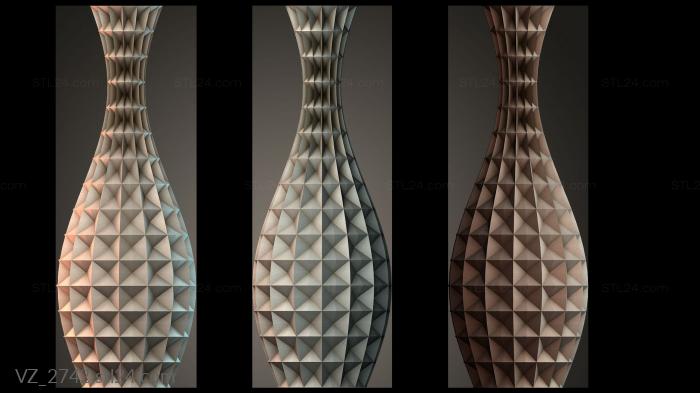 Вазы (VZ_2742) 3D модель для ЧПУ станка