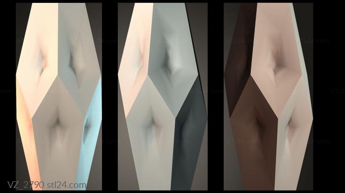 Вазы (VZ_2790) 3D модель для ЧПУ станка