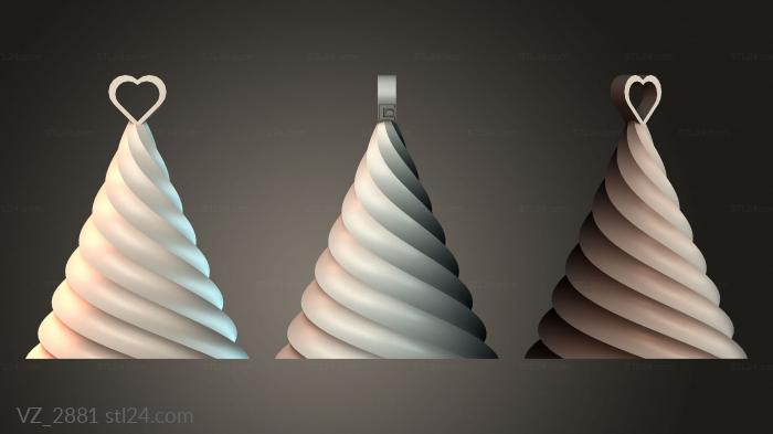 Вазы (VZ_2881) 3D модель для ЧПУ станка