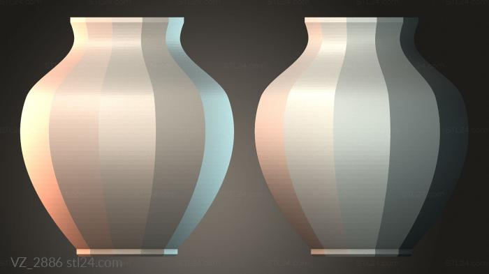 Вазы (VZ_2886) 3D модель для ЧПУ станка