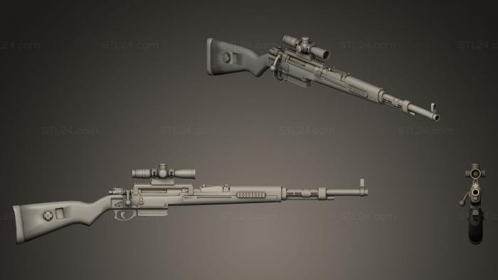 Weapon (Modern Kar98 S Sniper Rifle, WPN_0003) 3D models for cnc