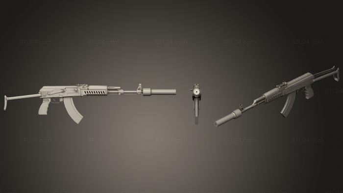 Weapon (AK 47 Tactical Upgrade, WPN_0016) 3D models for cnc
