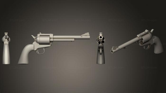 Оружие (Револьвер Freedom Arms, WPN_0042) 3D модель для ЧПУ станка