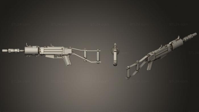 Оружие (Самодельная Штурмовая винтовка, WPN_0113) 3D модель для ЧПУ станка