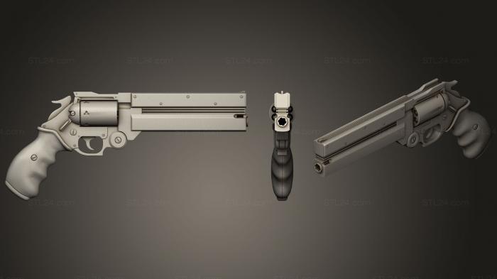 Weapon (45 Long Colt Vashs revolver from Trigun33, WPN_0246) 3D models for cnc