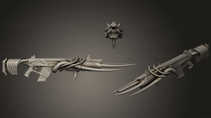 Weapon (Longhorn longbow, WPN_0250) 3D models for cnc