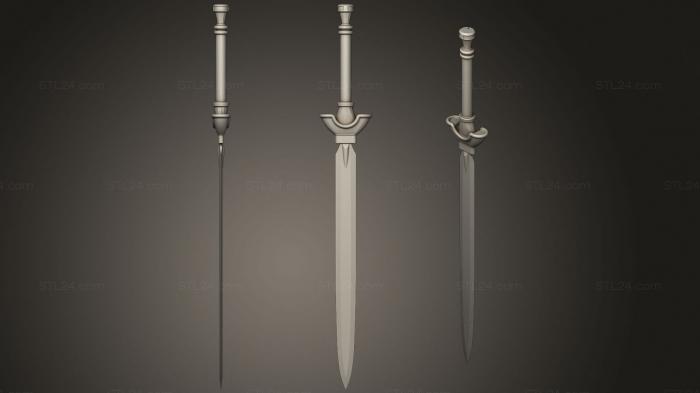 Weapon (Raphtalia Sword Full, WPN_0259) 3D models for cnc