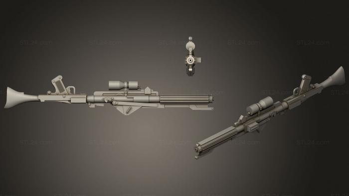 Weapon (Rifle DC 15 A long, WPN_0262) 3D models for cnc