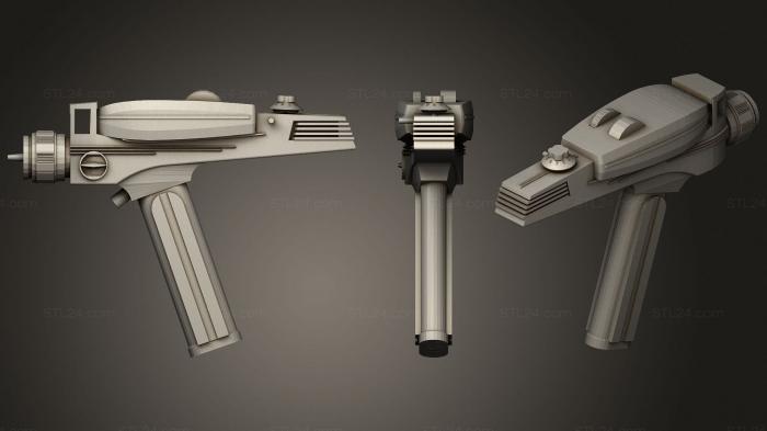 Weapon (Star Trek Phaser, WPN_0271) 3D models for cnc