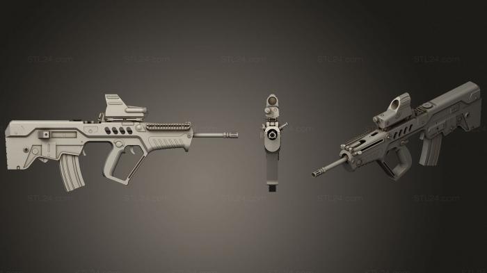 Weapon (TAR21 IDF MARS, WPN_0277) 3D models for cnc