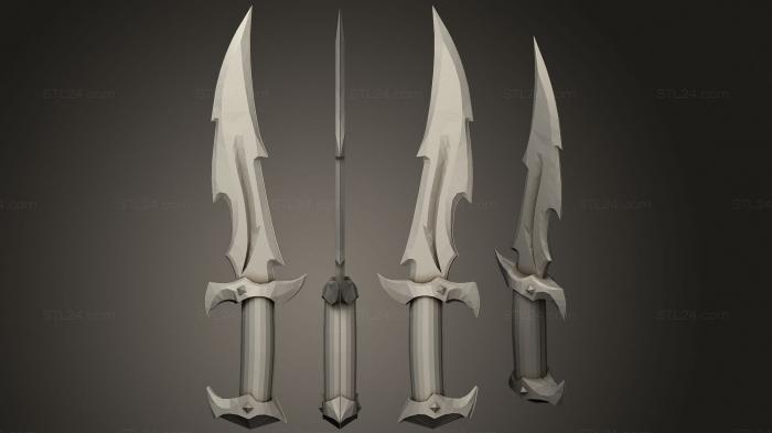 Weapon (Valorant Reaver Knife, WPN_0282) 3D models for cnc