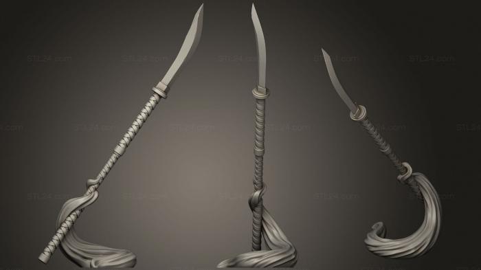 Weapon (Weapon Naginata, WPN_0285) 3D models for cnc