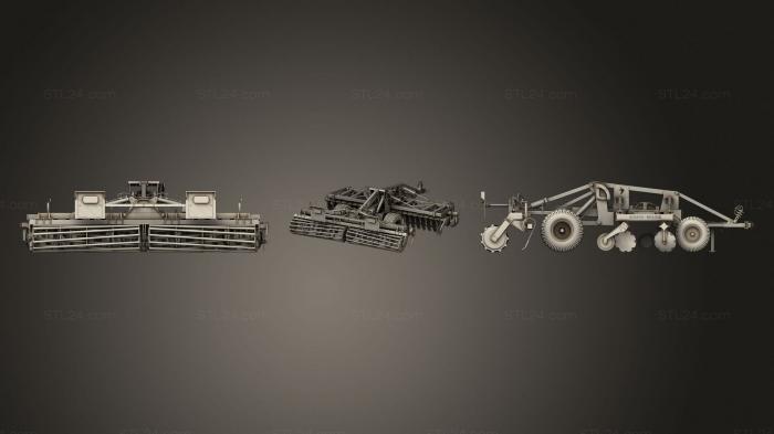 Weapon (Agro Trailed Disc Harrow, WPN_0296) 3D models for cnc