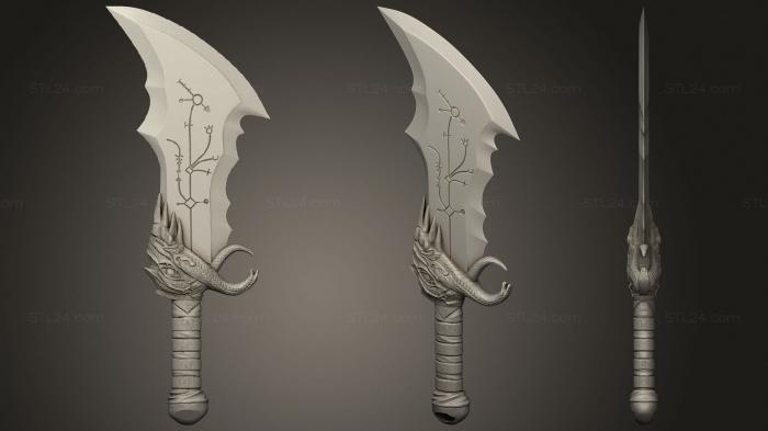 Weapon (Blade of Chaos, WPN_0304) 3D models for cnc