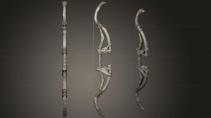 Weapon (Enchanter s Bow Adventurer’s Camp first asset, WPN_0319) 3D models for cnc