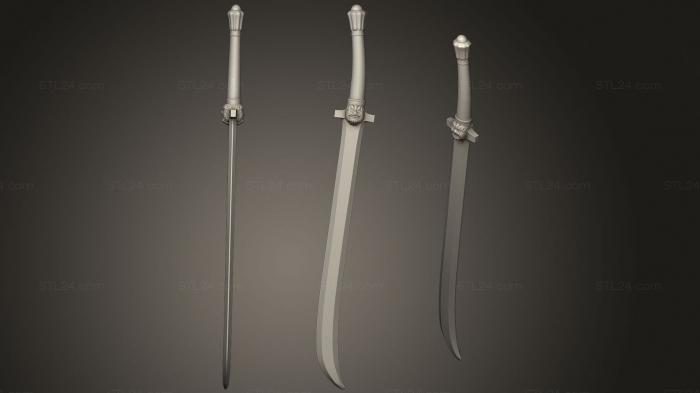 Weapon (Espada Valeria, WPN_0323) 3D models for cnc