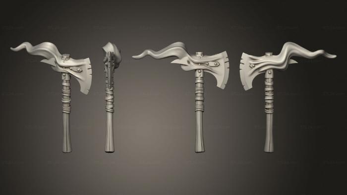 Weapon (Axe ghost standalone, WPN_0341) 3D models for cnc