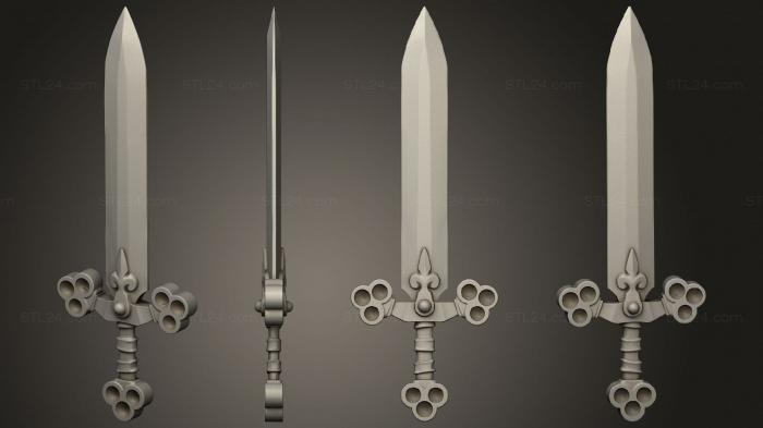 Weapon (Blade quest standalone, WPN_0360) 3D models for cnc