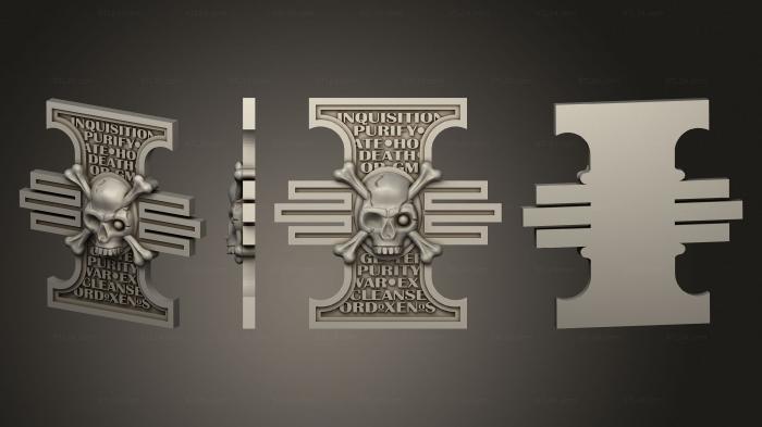 Значок Переднего Люка Land Raider с Надписью Deathvigil