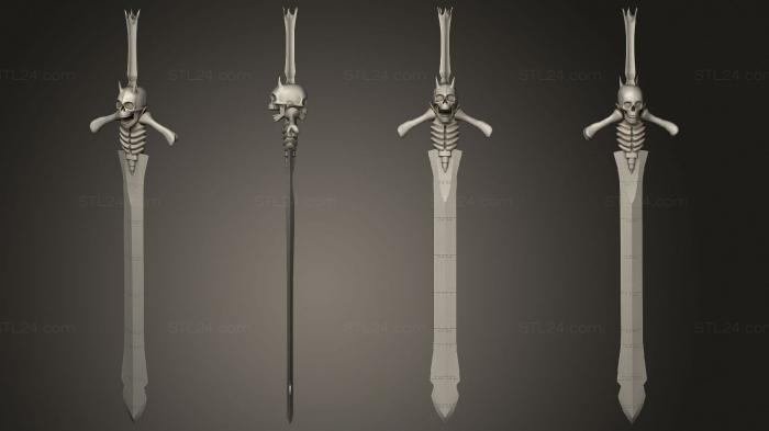 Weapon (devil may cry rebellion sword, WPN_0391) 3D models for cnc