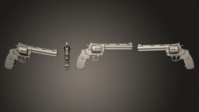 Оружие (Пистолет 02, WPN_0406) 3D модель для ЧПУ станка