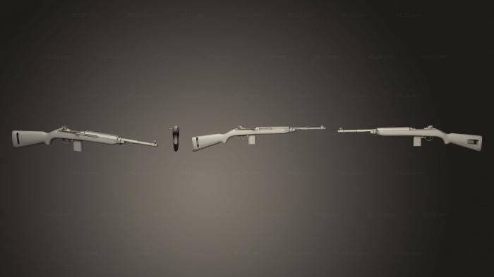 Оружие (Пистолет 04, WPN_0408) 3D модель для ЧПУ станка
