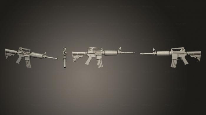 Оружие (Пистолет 05, WPN_0409) 3D модель для ЧПУ станка