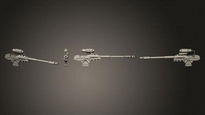 Оружие (Пистолет 06, WPN_0410) 3D модель для ЧПУ станка