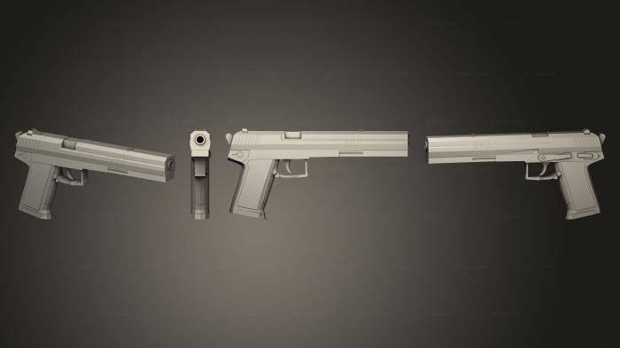 Weapon (gun 09, WPN_0413) 3D models for cnc