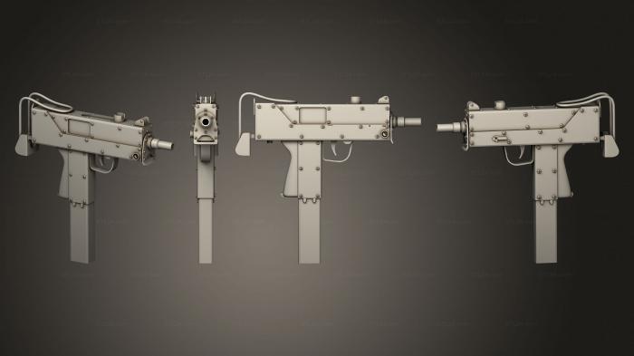 Оружие (Пистолет 17, WPN_0421) 3D модель для ЧПУ станка