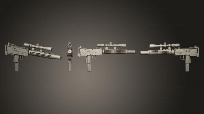 Оружие (Пистолет 26, WPN_0430) 3D модель для ЧПУ станка