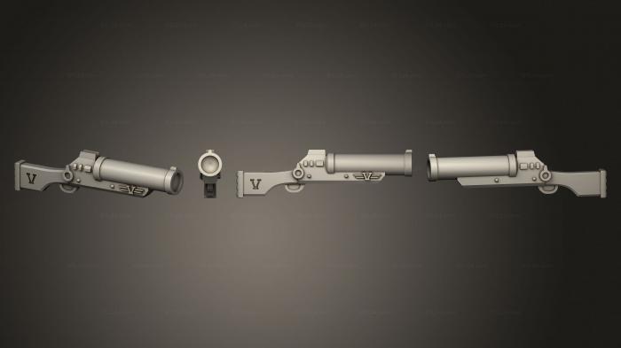 Оружие (Пистолет 03, WPN_0435) 3D модель для ЧПУ станка